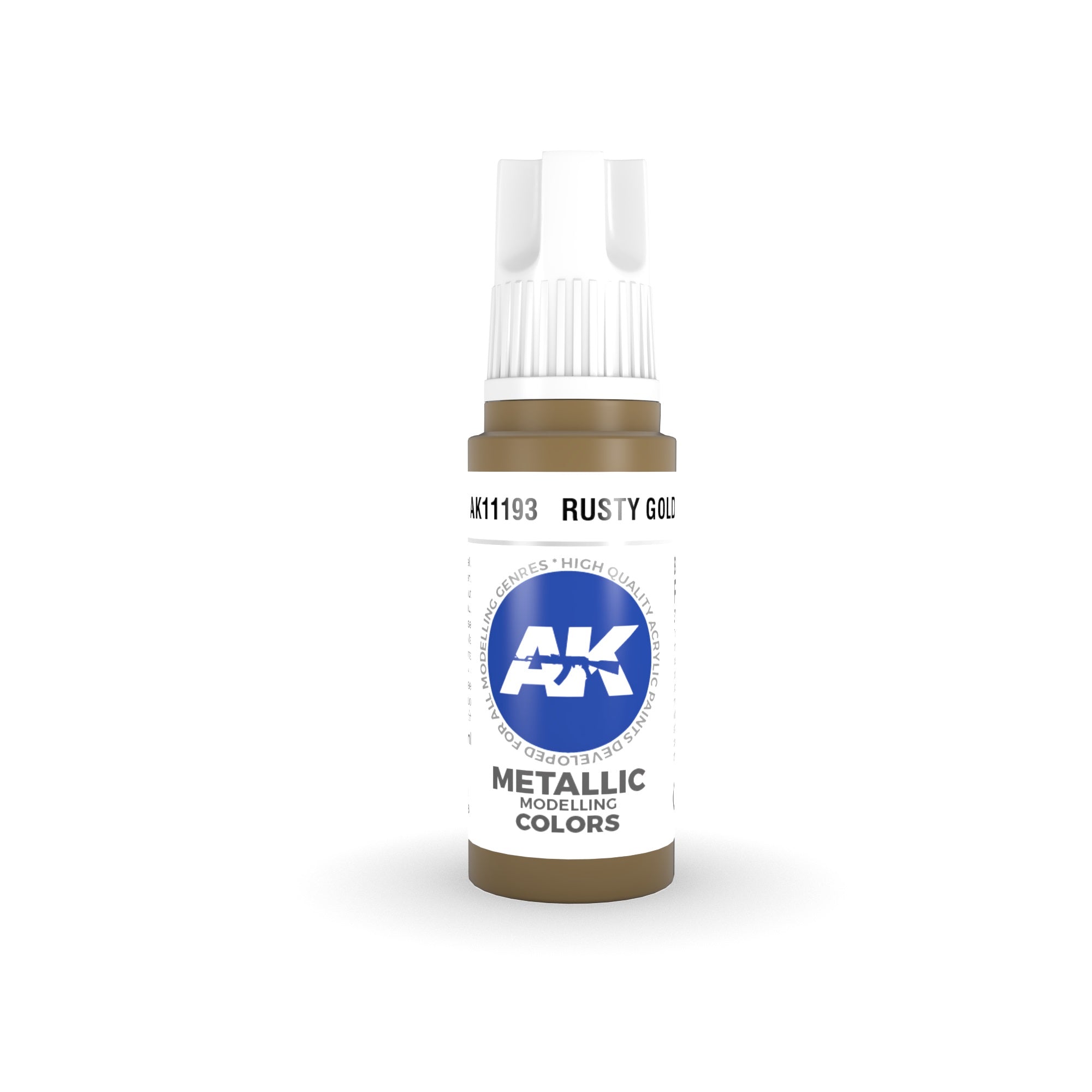 AK Interactive: 3 Gen Acrylics - Rusty Gold 17ml