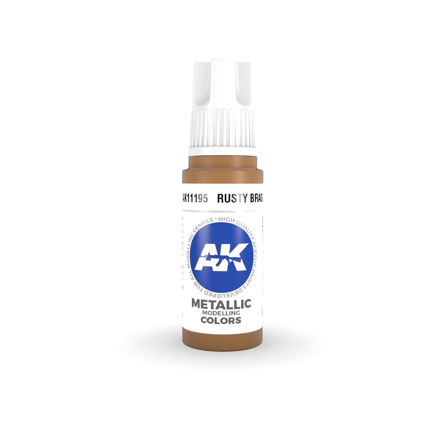 AK Interactive: 3 Gen Acrylics - Rusty Brass 17ml