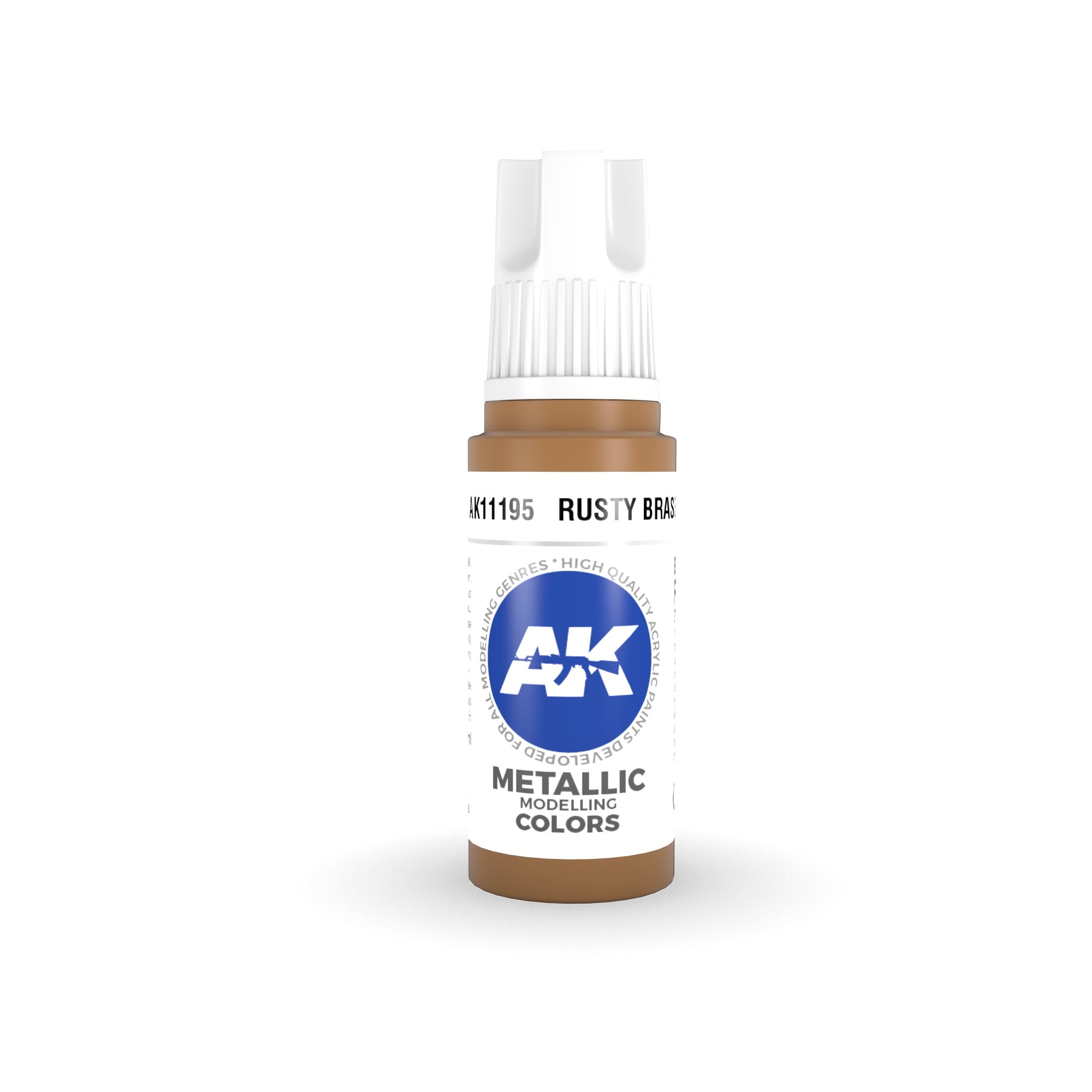 AK Interactive: 3 Gen Acrylics - Rusty Brass 17ml