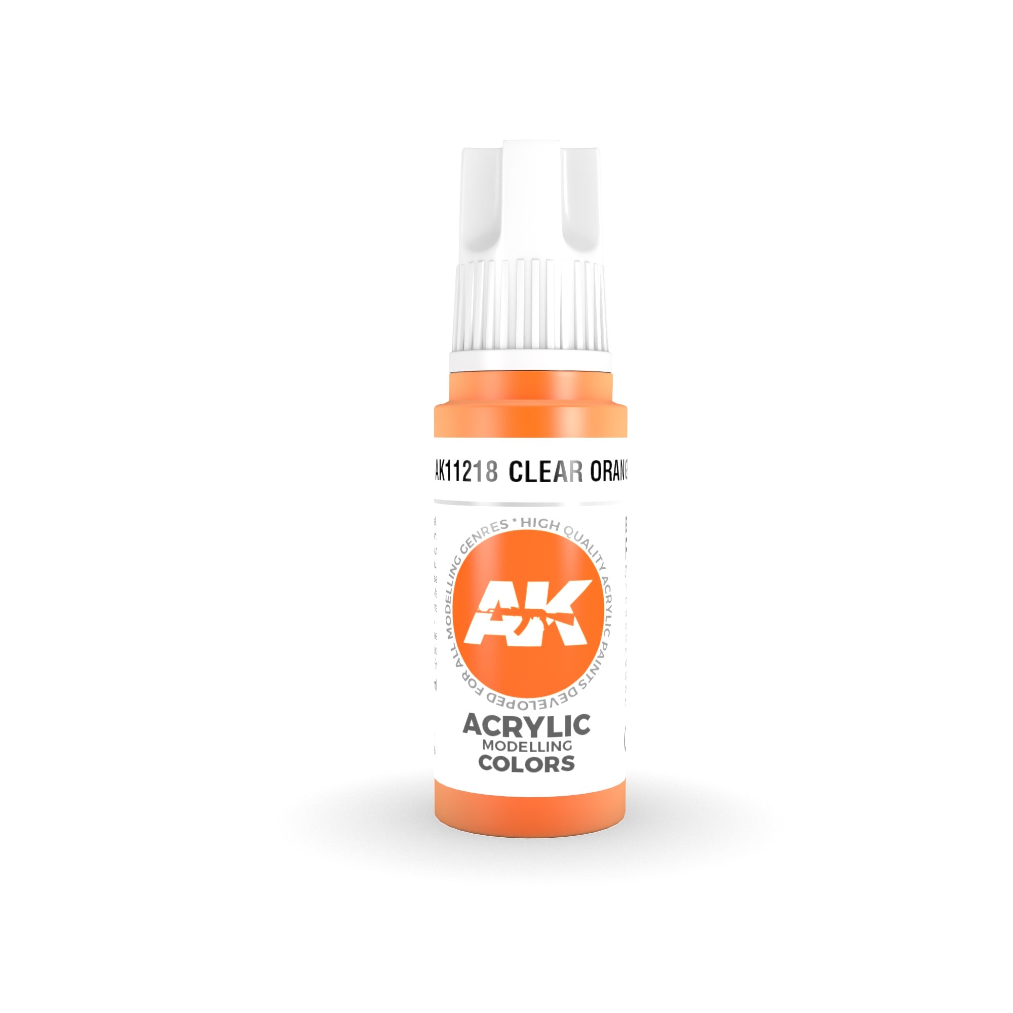 AK Interactive: 3 Gen Acrylics - Clear Orange 17ml