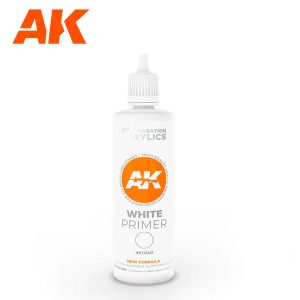 AK Interactive: 3 Gen Primers - White Primer 100 ml