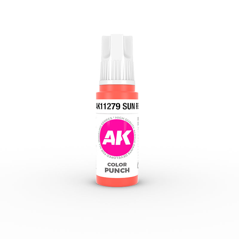 AK Interactive: Colour Punch - Sun Red 17ml