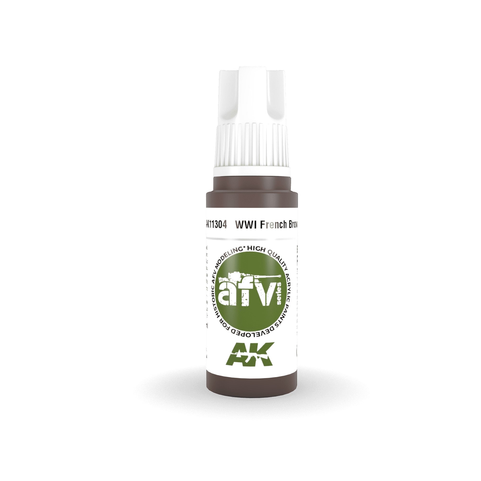 AK Interactive: 3 Gen Acrylics - Wwi French Brown 17ml