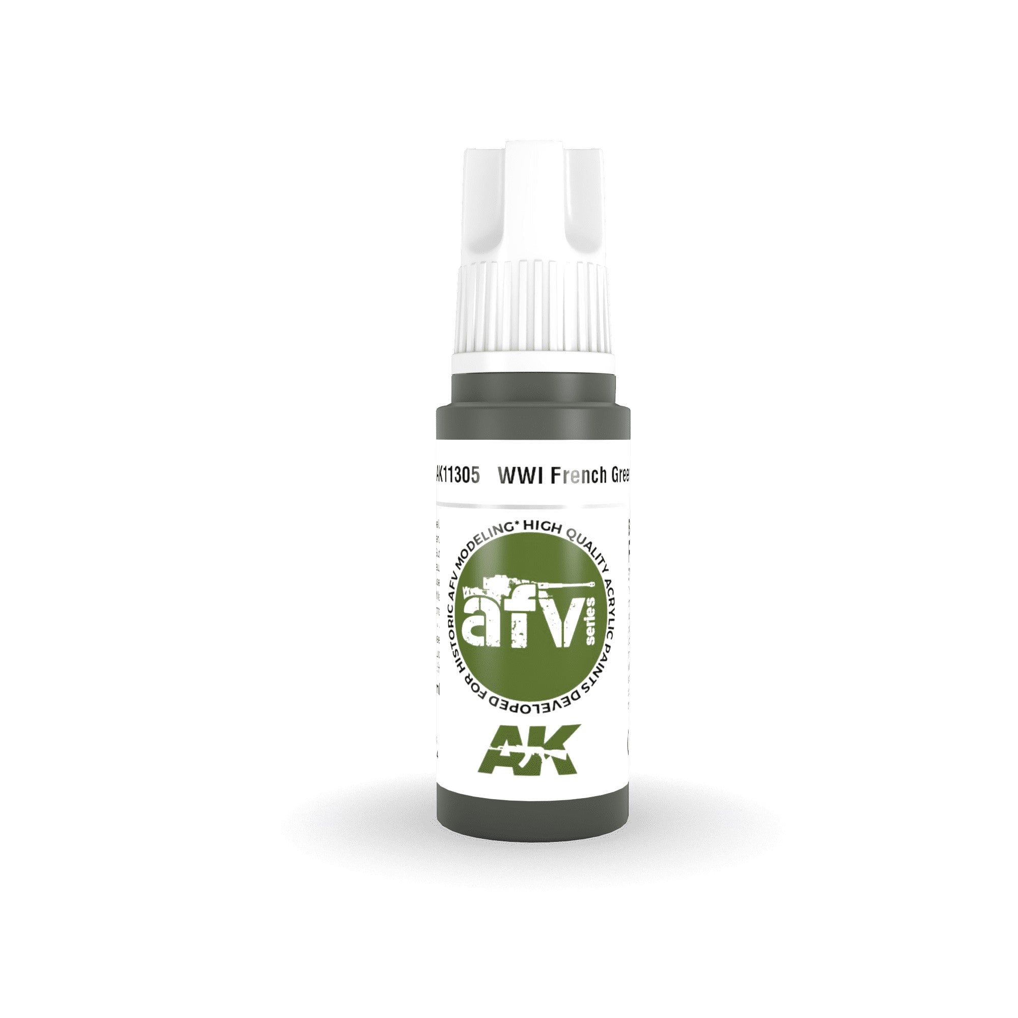 AK Interactive: 3 Gen Acrylics - Wwi French Green 1 17ml