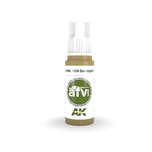 AK Interactive: 3 Gen Acrylics - Ral 7028 Dunkelgelb (Initial) 17ml