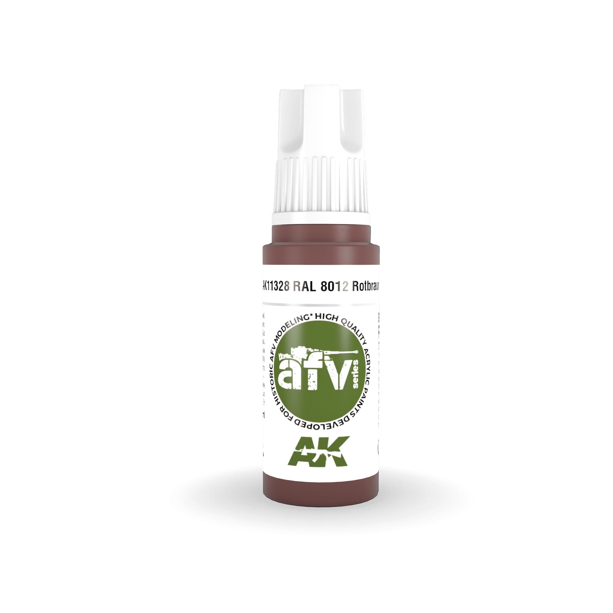 AK Interactive: 3 Gen Acrylics - Ral 8012 Rotbraun 17ml
