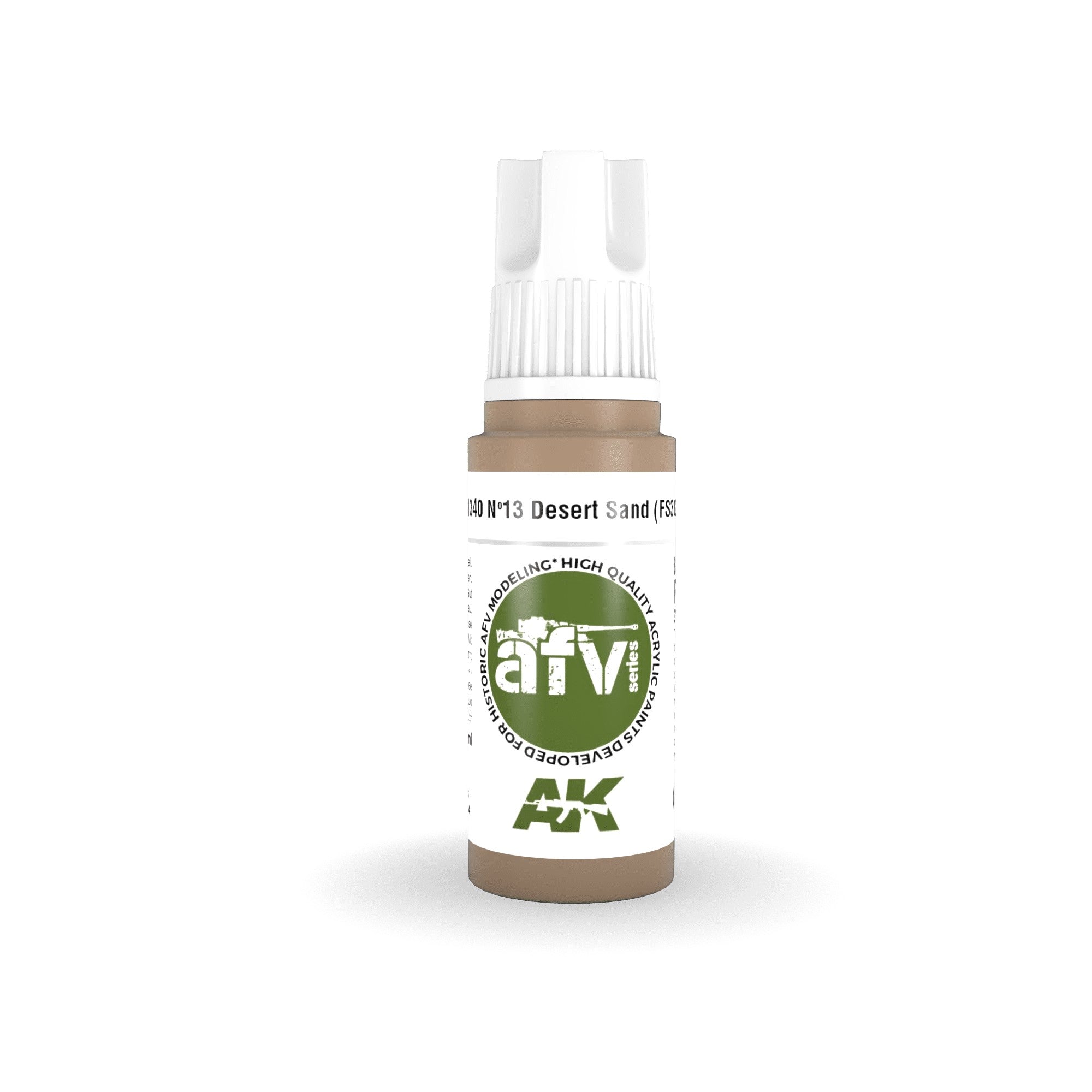 AK Interactive: 3 Gen Acrylics - Nº9 Olive Drab (Fs33070) 17ml