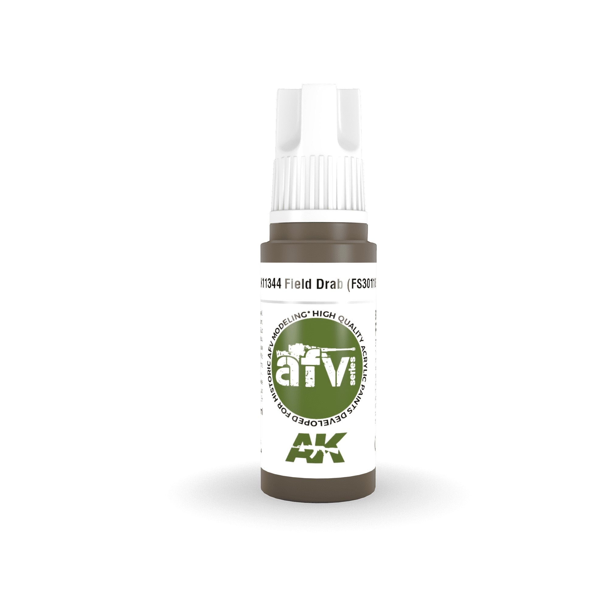 AK Interactive: 3 Gen Acrylics - Field Drab (Fs30118) 17ml