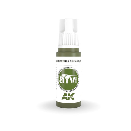 AK Interactive: 3 Gen Acrylics - Australian Camouflage Green 17ml
