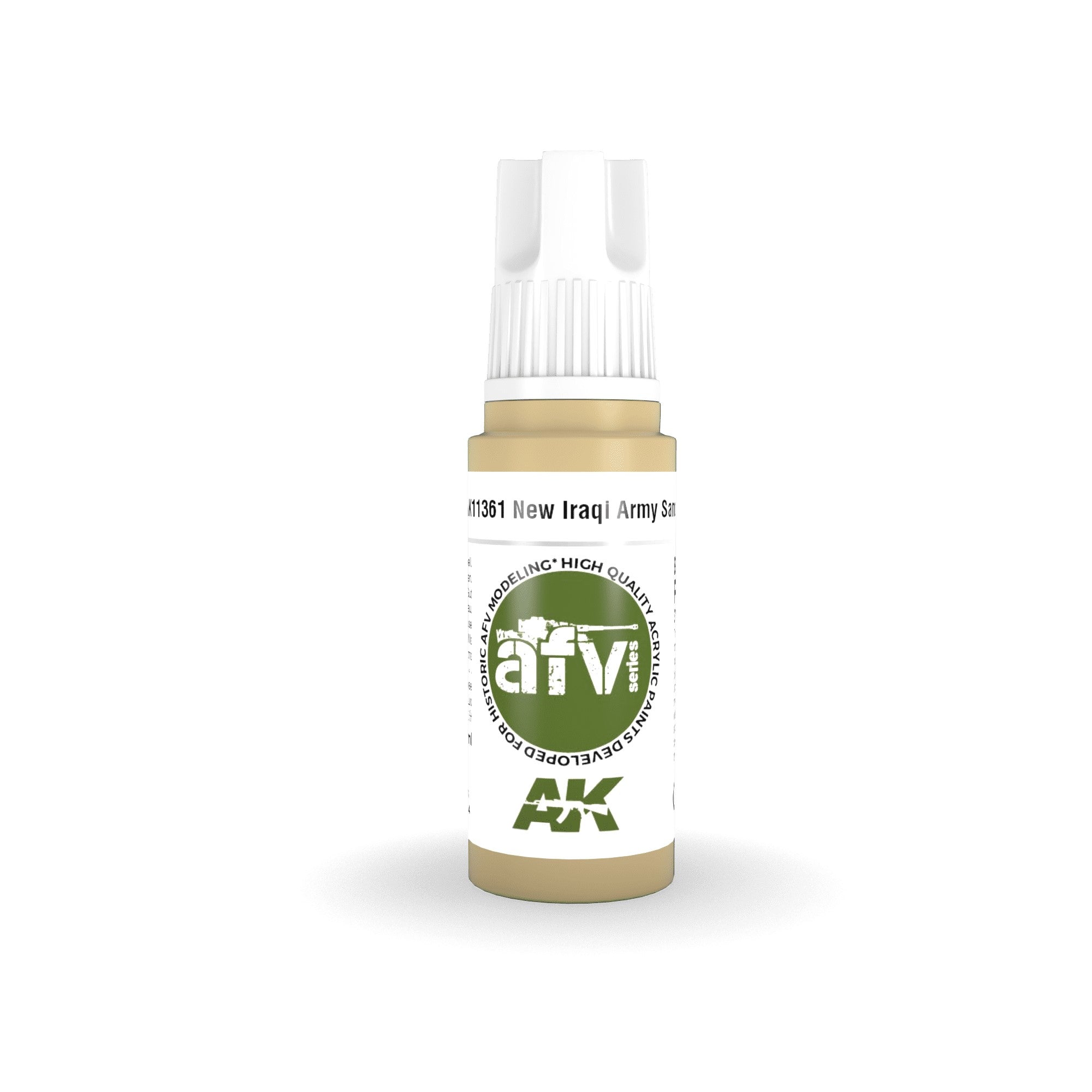 AK Interactive: 3 Gen Acrylics - New Iraqi Army Sand 17ml