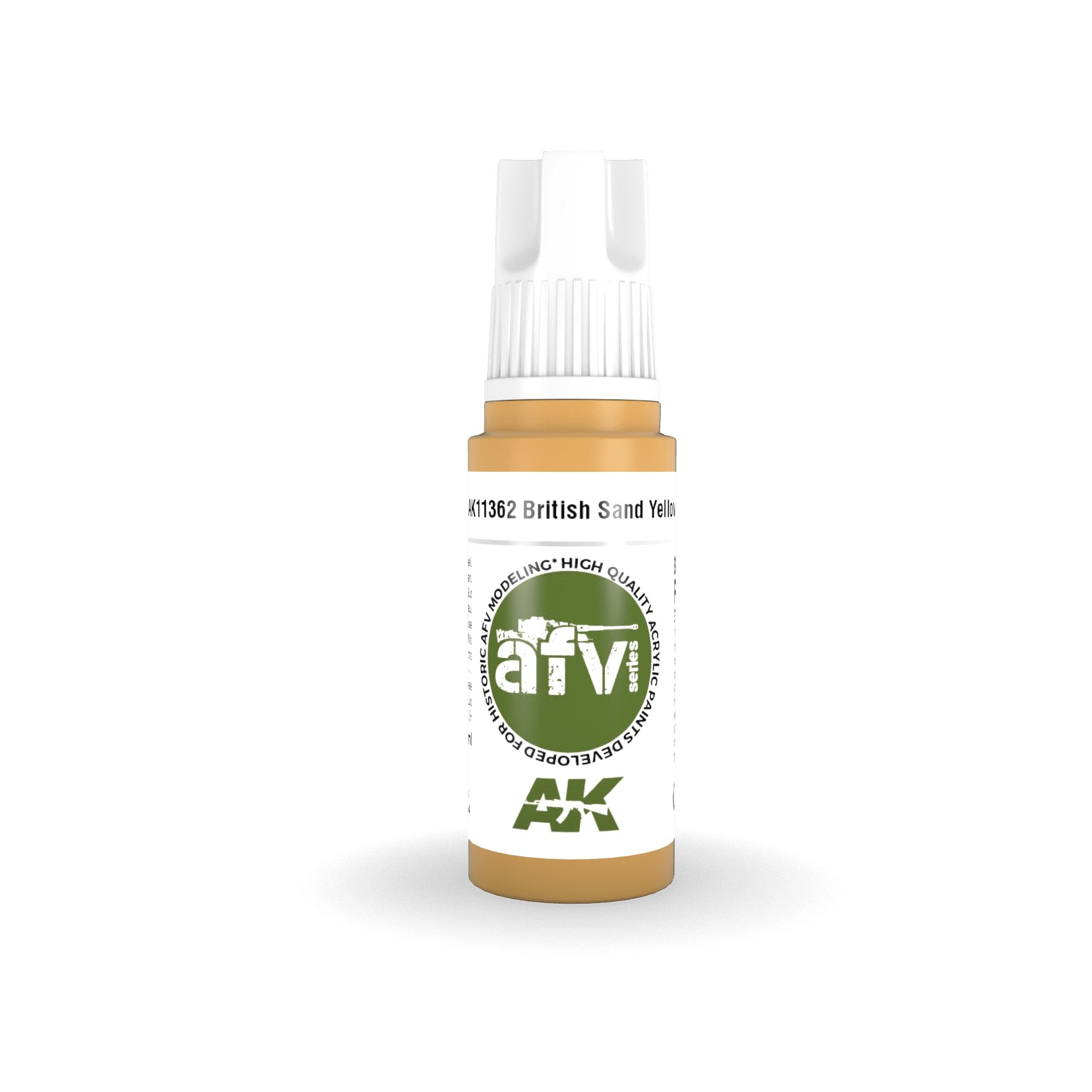 AK Interactive: 3 Gen Acrylics - British Sand Yellow 17ml
