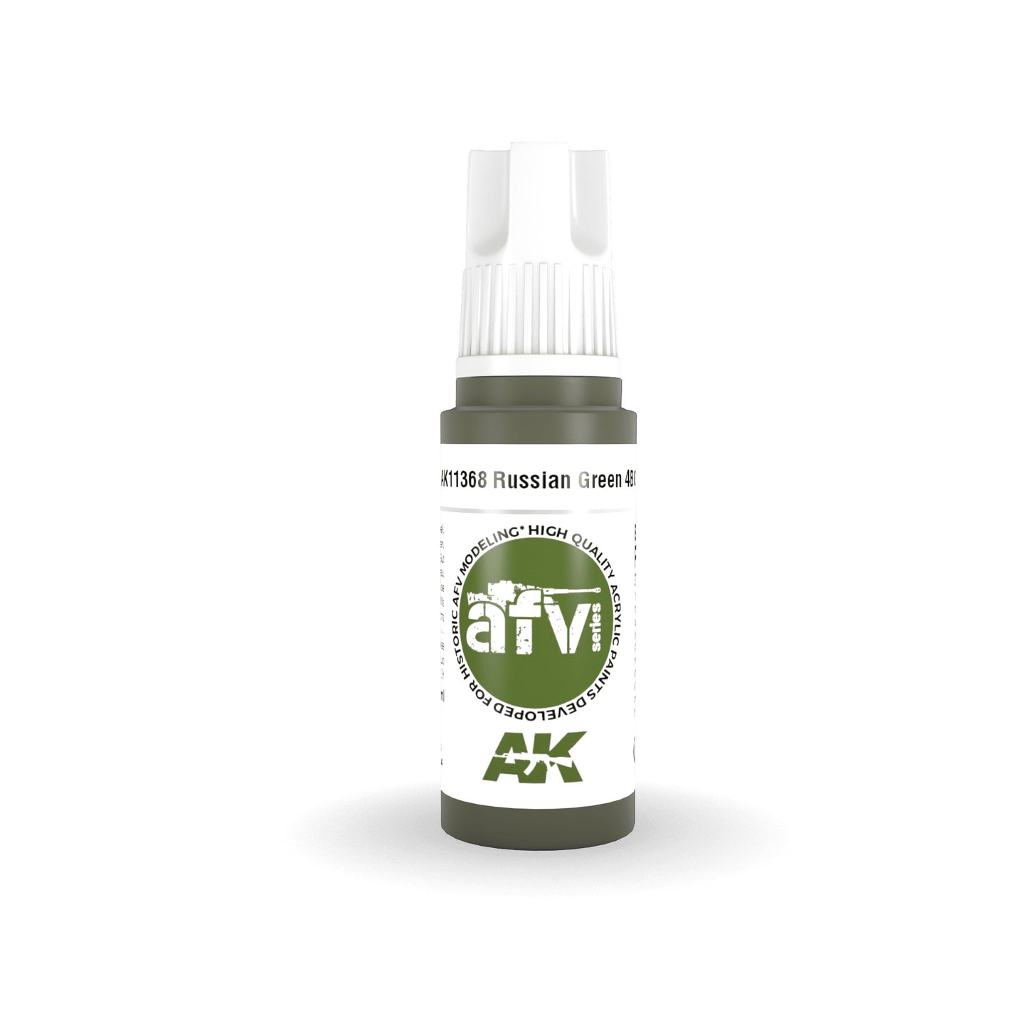 AK Interactive: 3 Gen Acrylics - Russian Green 4Bo 17ml