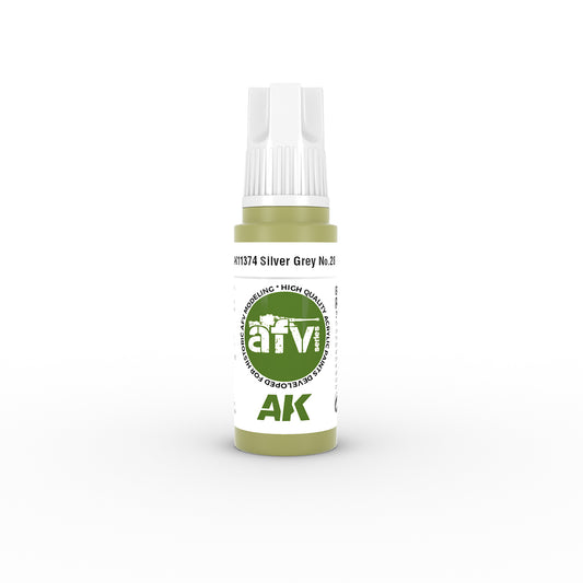 AK Interactive: 3 Gen Acrylics - Silver grey No.28 17ml