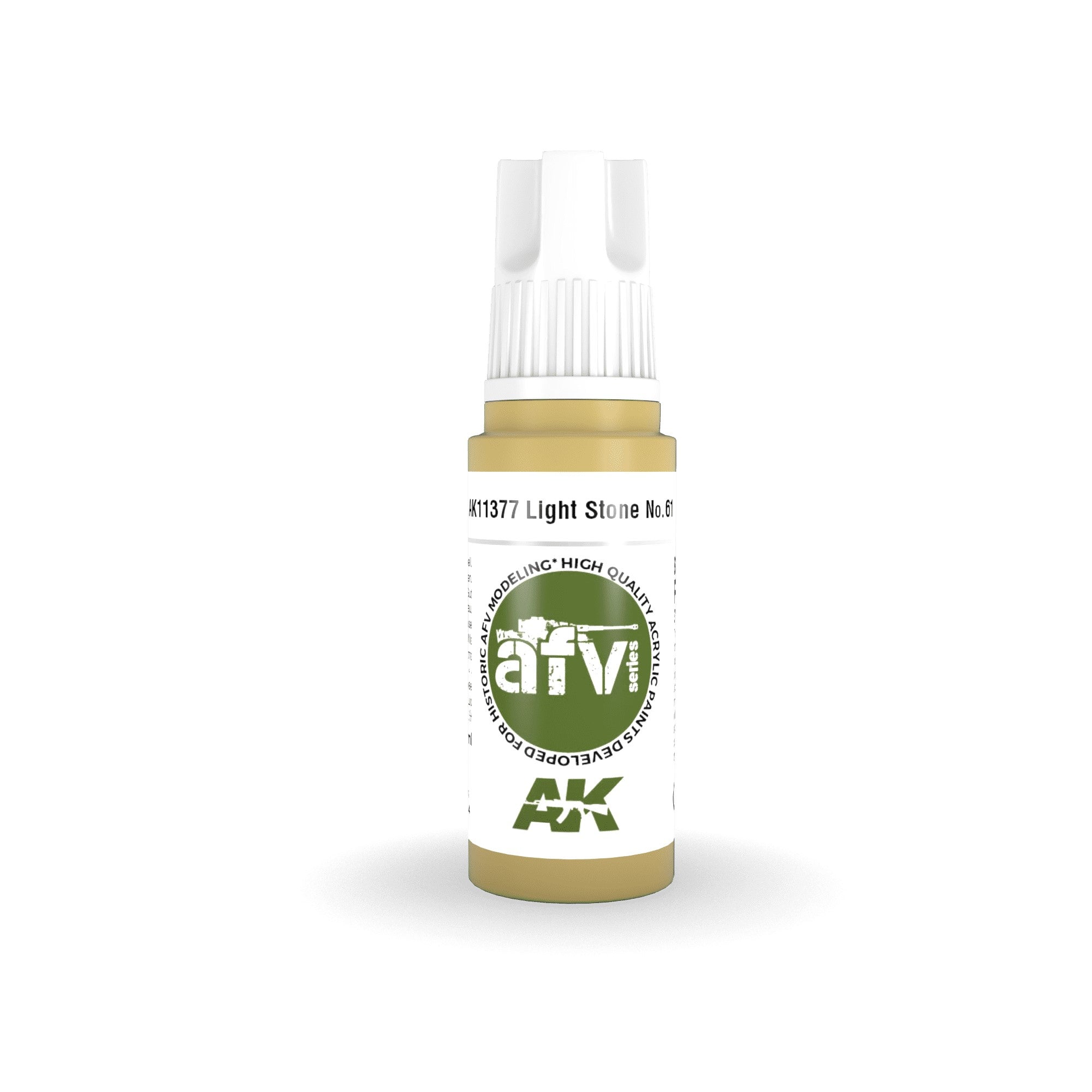 AK Interactive: 3 Gen Acrylics - Light Stone No.61 17ml