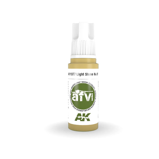 AK Interactive: 3 Gen Acrylics - Light Stone No.61 17ml