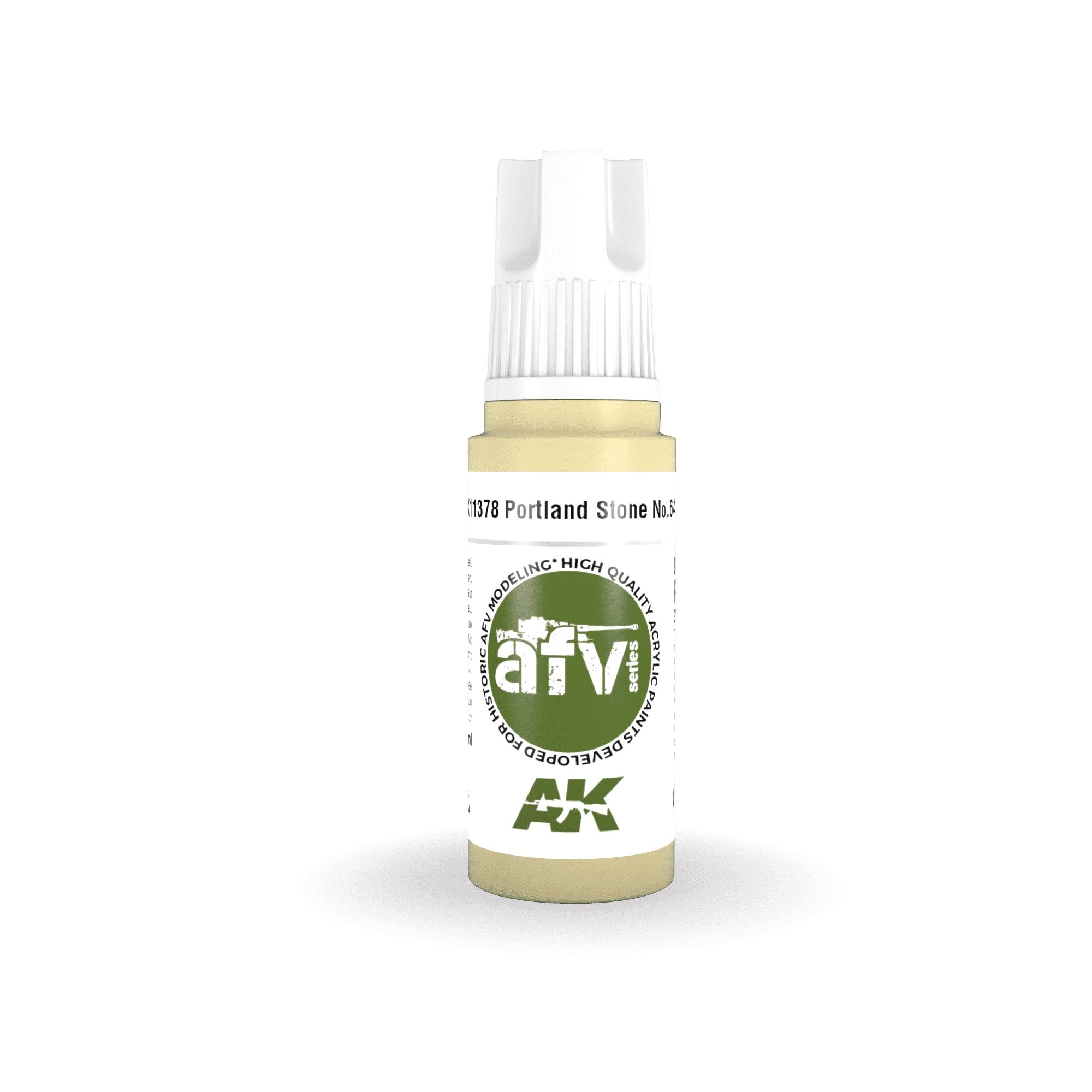 AK Interactive: 3 Gen Acrylics - Portland Stone No.64 17ml