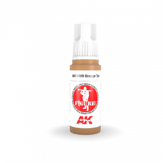AK Interactive: 3 Gen Figures Acrylics - Orange Tan 17ml