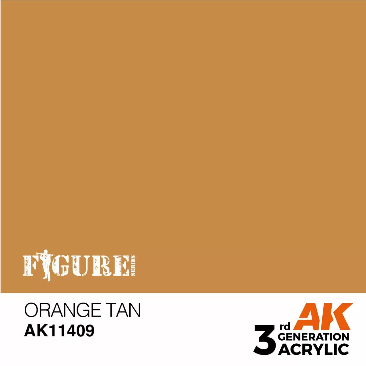 AK Interactive: 3 Gen Figures Acrylics - Orange Tan 17ml