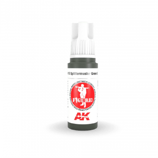 AK Interactive: 3 Gen Figures Acrylics - Splittermuster Green Spots 17ml