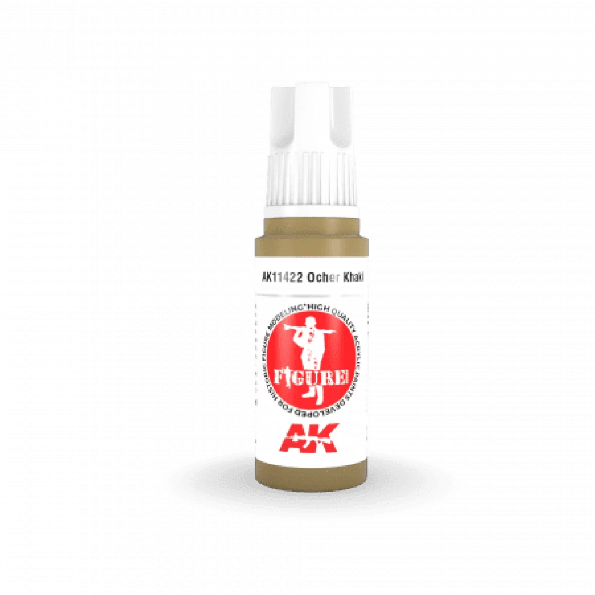 AK Interactive: 3 Gen Figures Acrylics - Ocher Khaki 17ml
