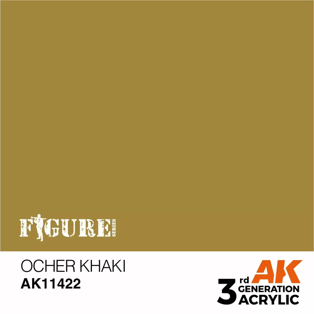 AK Interactive: 3 Gen Figures Acrylics - Ocher Khaki 17ml