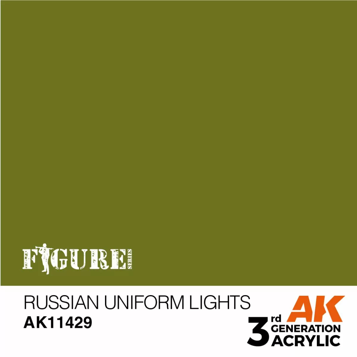 AK Interactive: 3 Gen Figures Acrylics - Russian Uniform Lights 17ml