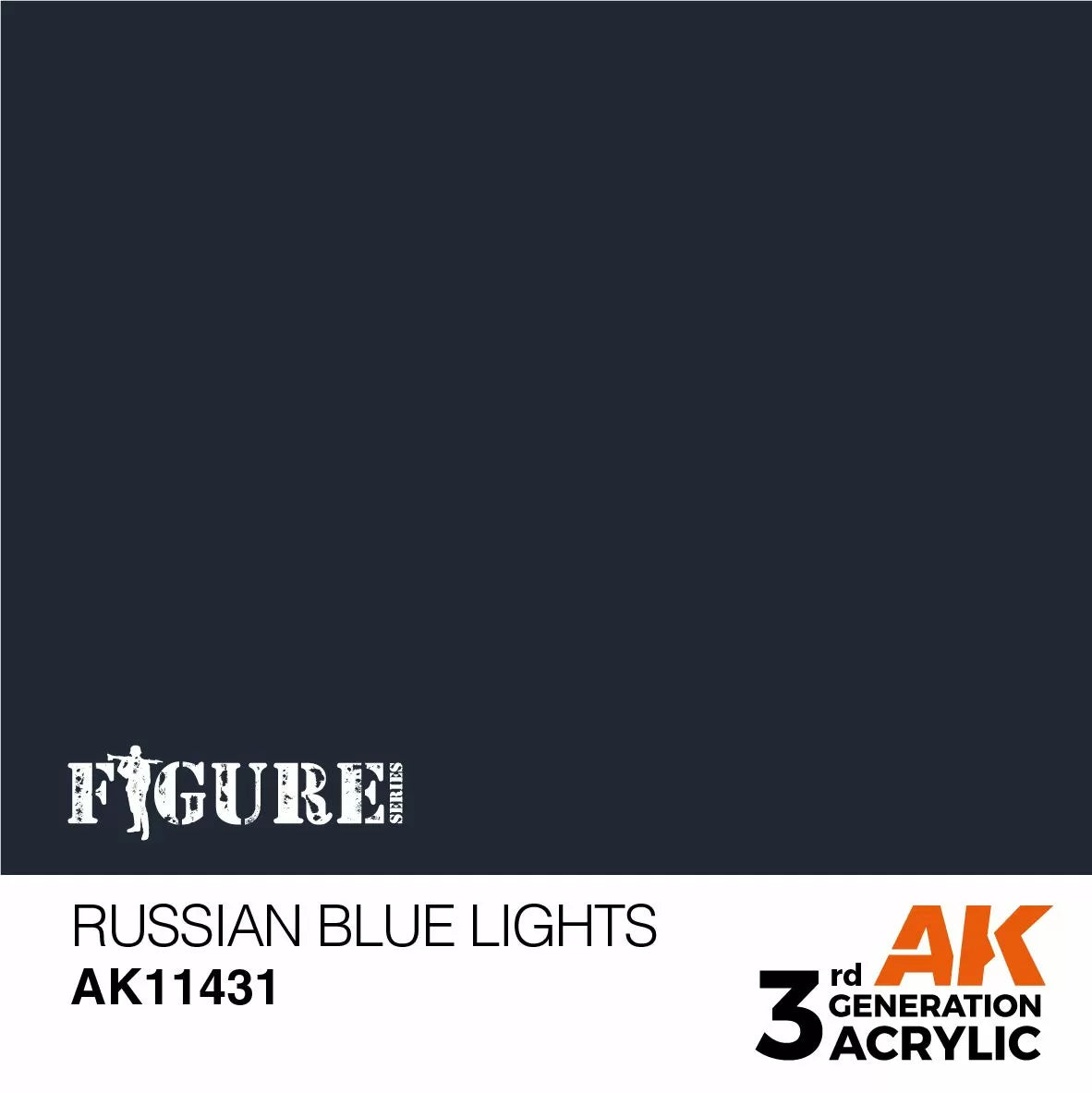 AK Interactive: 3 Gen Figures Acrylics - Russian Blue Lights 17ml