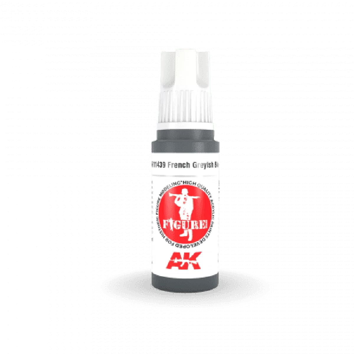 AK Interactive: 3 Gen Figures Acrylics - French Greyish Blue 17ml