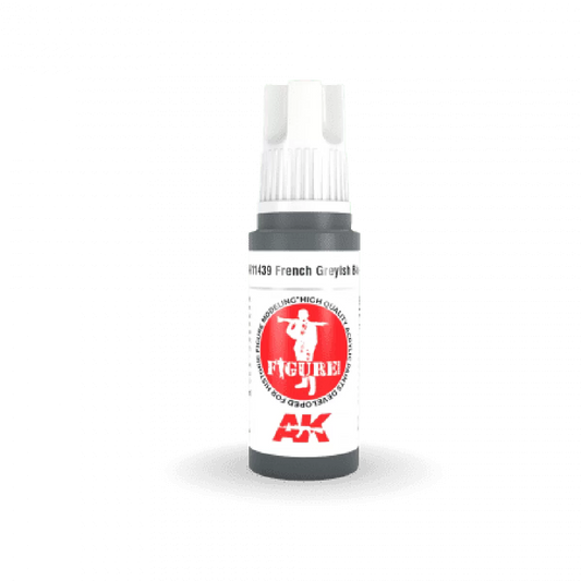 AK Interactive: 3 Gen Figures Acrylics - French Greyish Blue 17ml