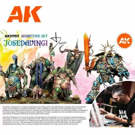 AK Interactive: 3 Gen Sets - Signature Set - Jose davinci