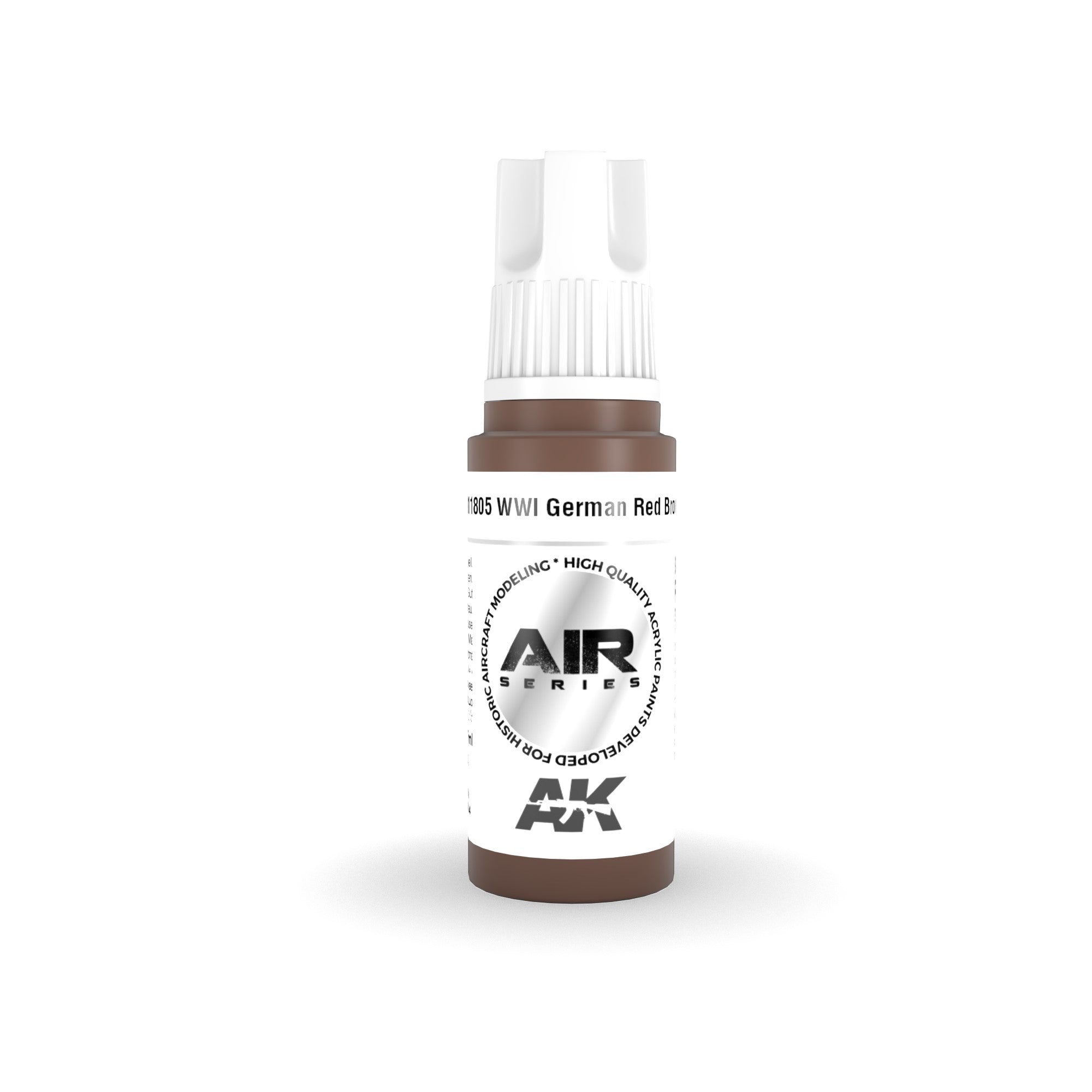 AK Interactive: 3 Gen Acrylics - Wwi German Red Brown 17ml