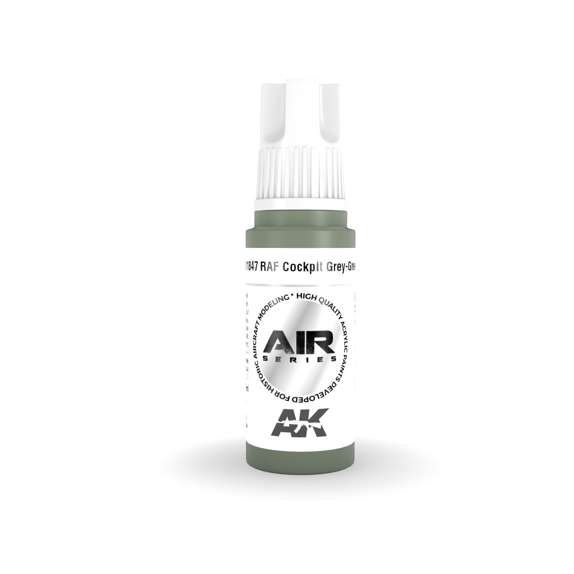 AK Interactive: 3 Gen Acrylics - Raf Cockpit grey-Green 17ml