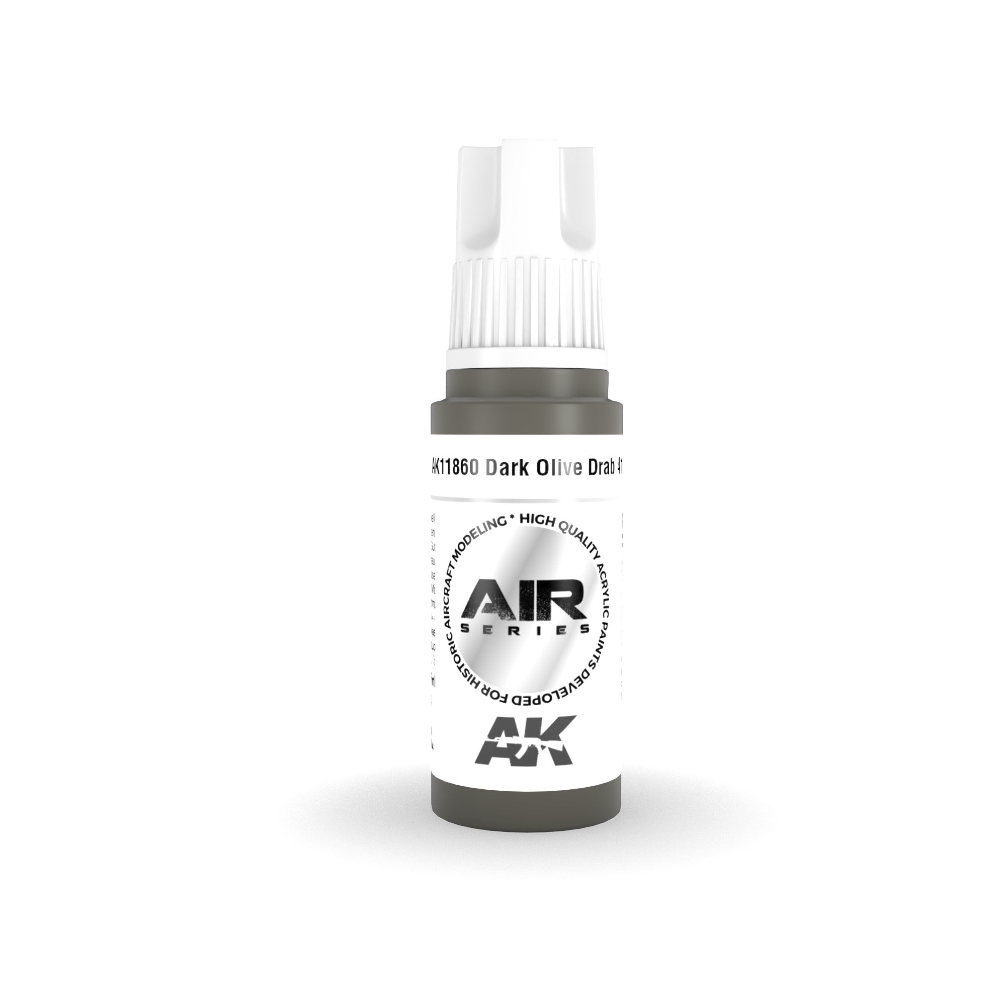 AK Interactive: 3 Gen Acrylics - Dark Olive Drab 41 17ml