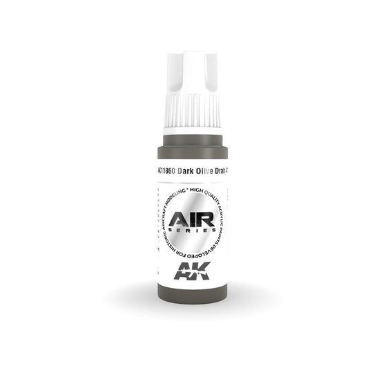 AK Interactive: 3 Gen Acrylics - Dark Olive Drab 41 17ml