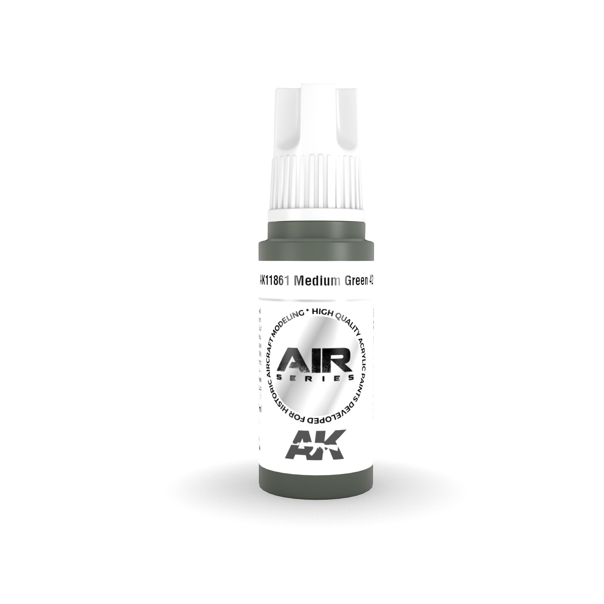 AK Interactive: 3 Gen Acrylics - Medium Green 42 17ml