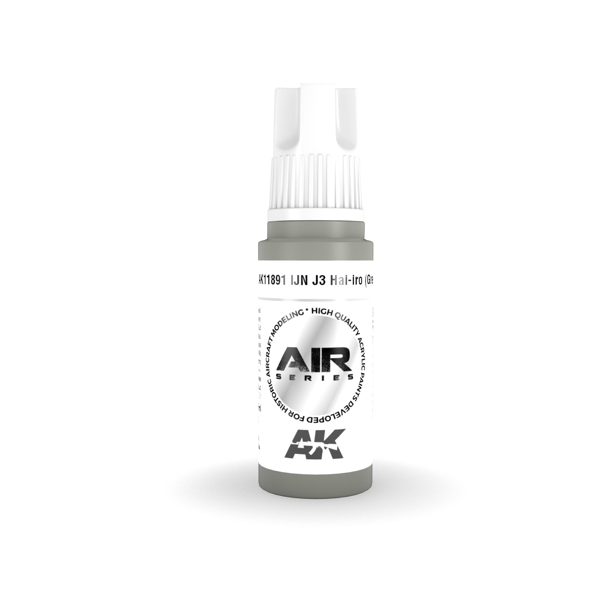 AK Interactive: 3 Gen Acrylics - Ijn J3 Hai-Iro (grey) 17ml