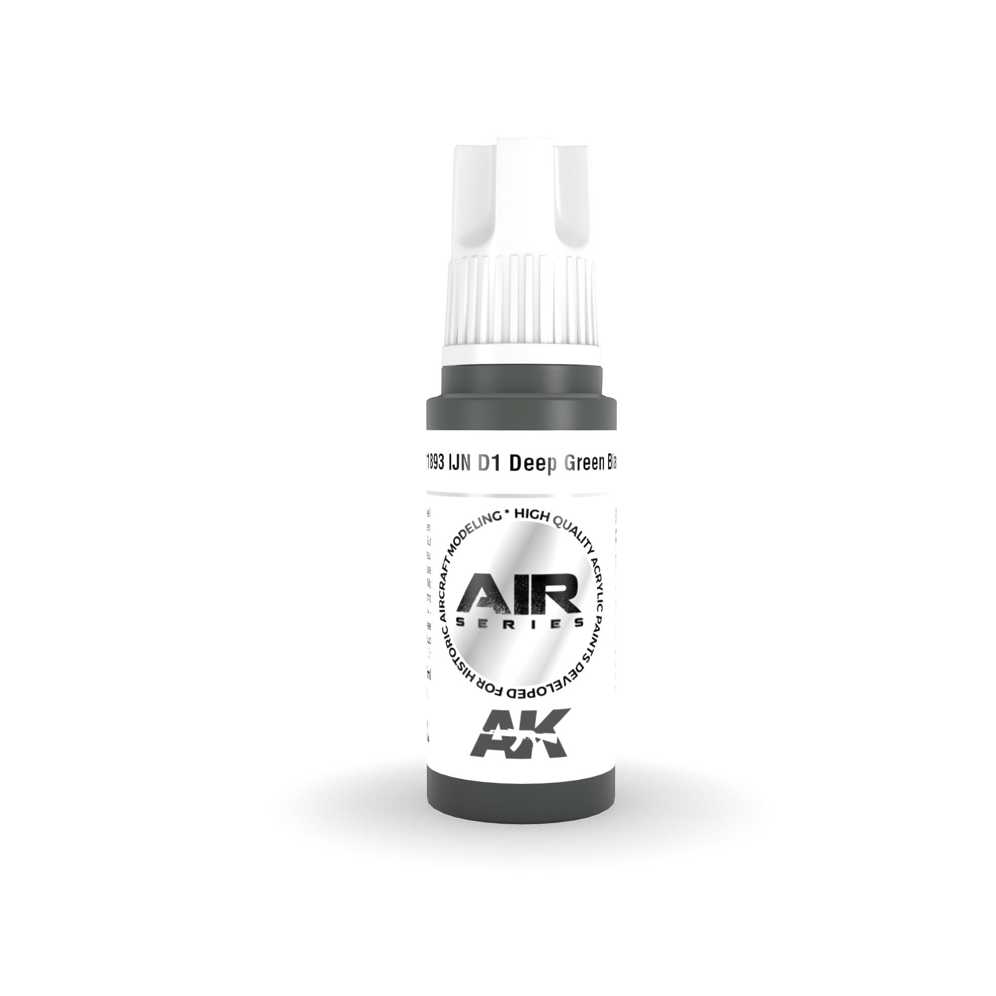 AK Interactive: 3 Gen Acrylics - Ijn D1 Deep Green Black 17ml