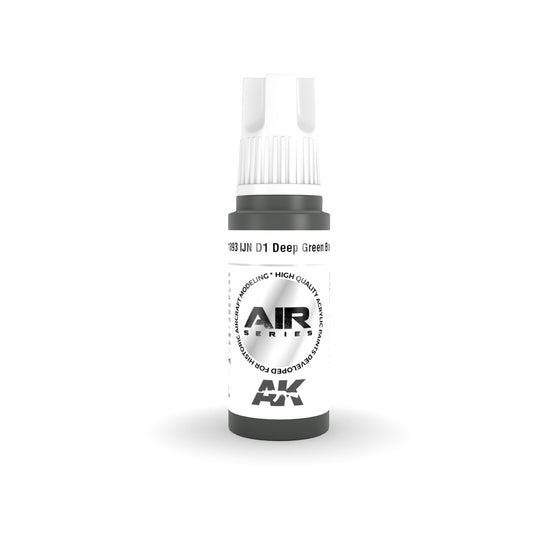 AK Interactive: 3 Gen Acrylics - Ijn D1 Deep Green Black 17ml