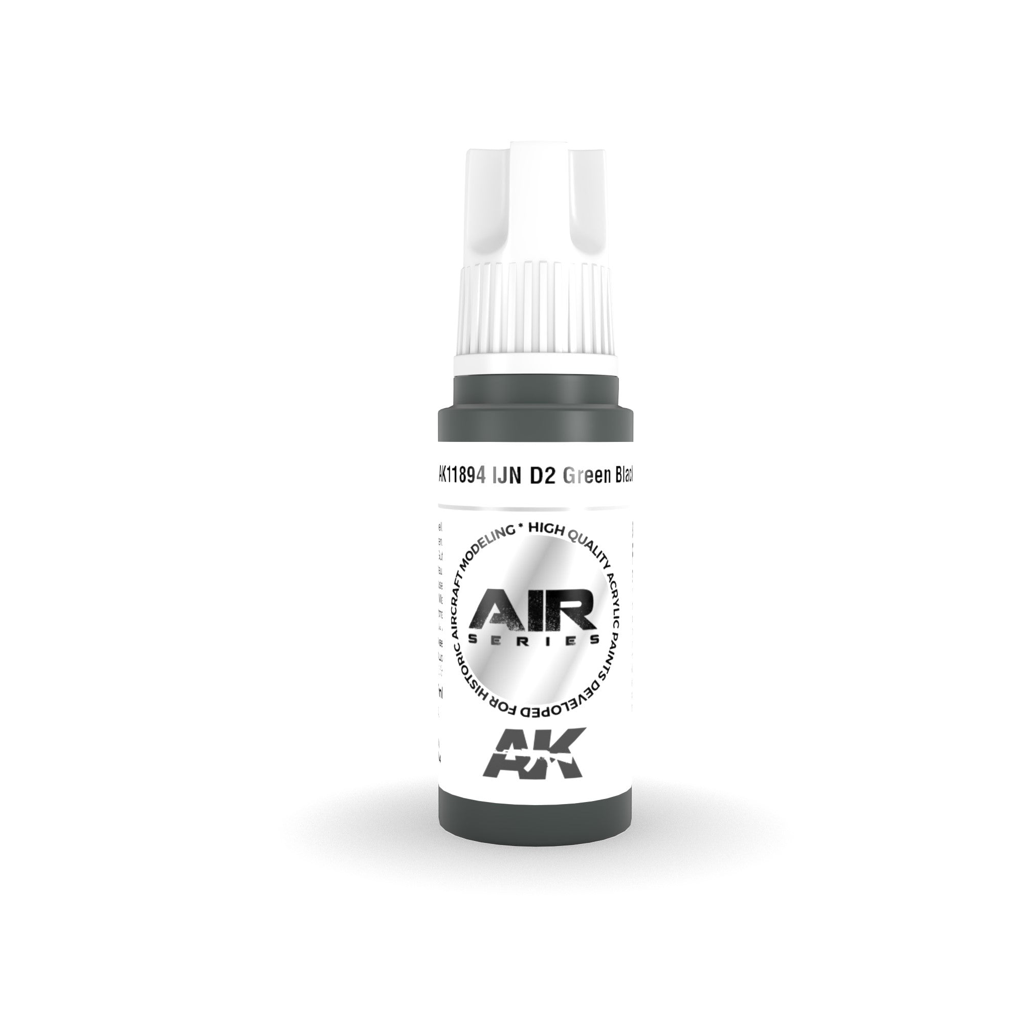 AK Interactive: 3 Gen Acrylics - Ijn D2 Green Black 17ml