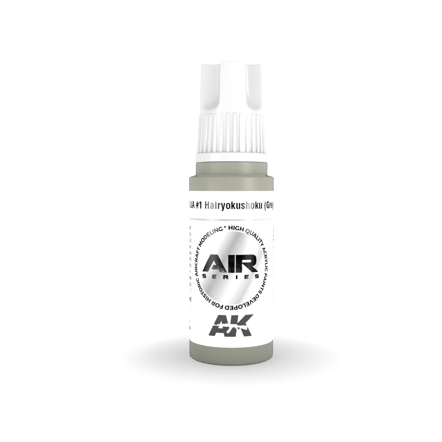 AK Interactive: 3 Gen Acrylics - Ija #1 Hairyokushoku (grey-Green) 17ml