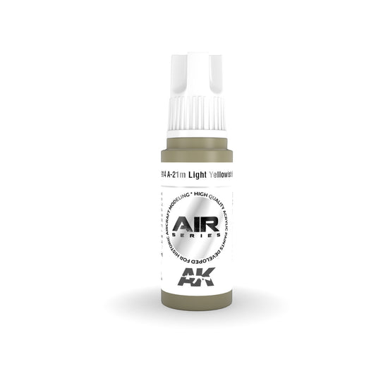 AK Interactive: 3 Gen Acrylics - A-21M Light Yellowish Brown 17ml