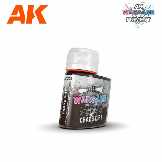 AK Interactive: Wargame Enamel Liquid Pigments - Chaos Dirt 35 ml
