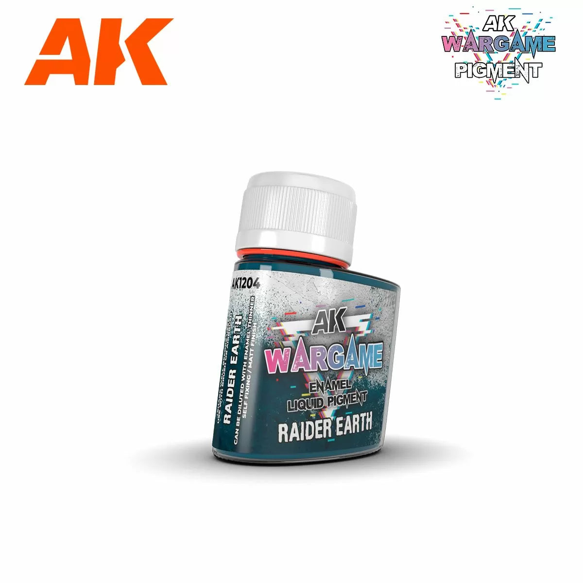 AK Interactive: Wargame Enamel Liquid Pigments - Raider Earth 35 ml - Warhaus
