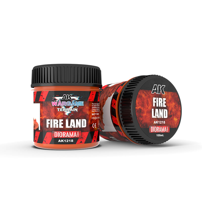 AK Interactive: Terrains  - Fire Land 100 ml