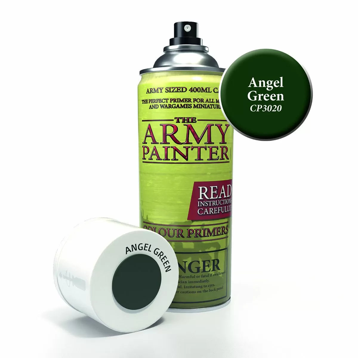 Army Painter Aerosol Spray Primer - Angel Green 400ml