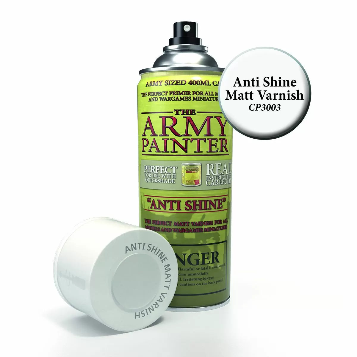 Army Painter Aerosol Spray Primer - Anti-Shine Dull Matt Varnish 400ml