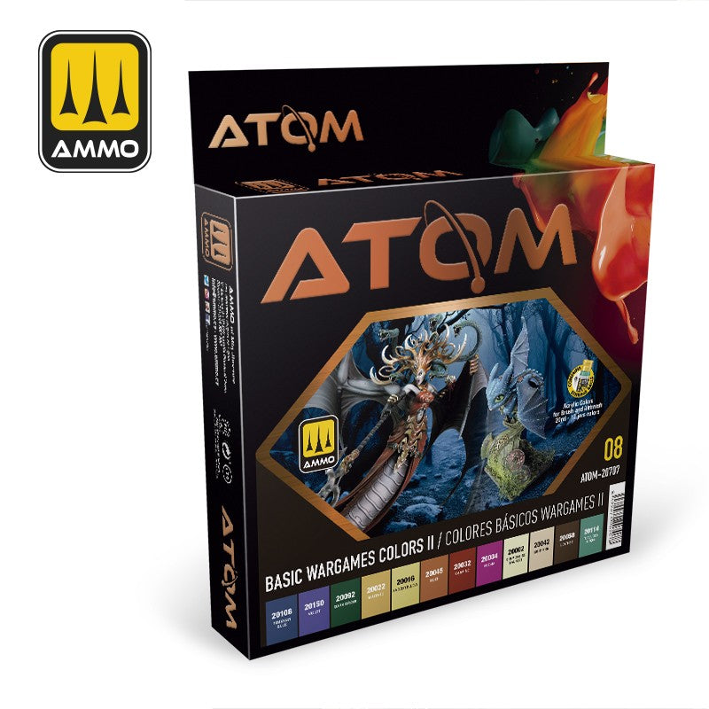 Ammo by MIG: Atom Color - Basic Wargames Colors II Set