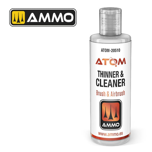 Ammo by MIG - Atom Color - Thinner And Cleaner 60ml - Warhaus