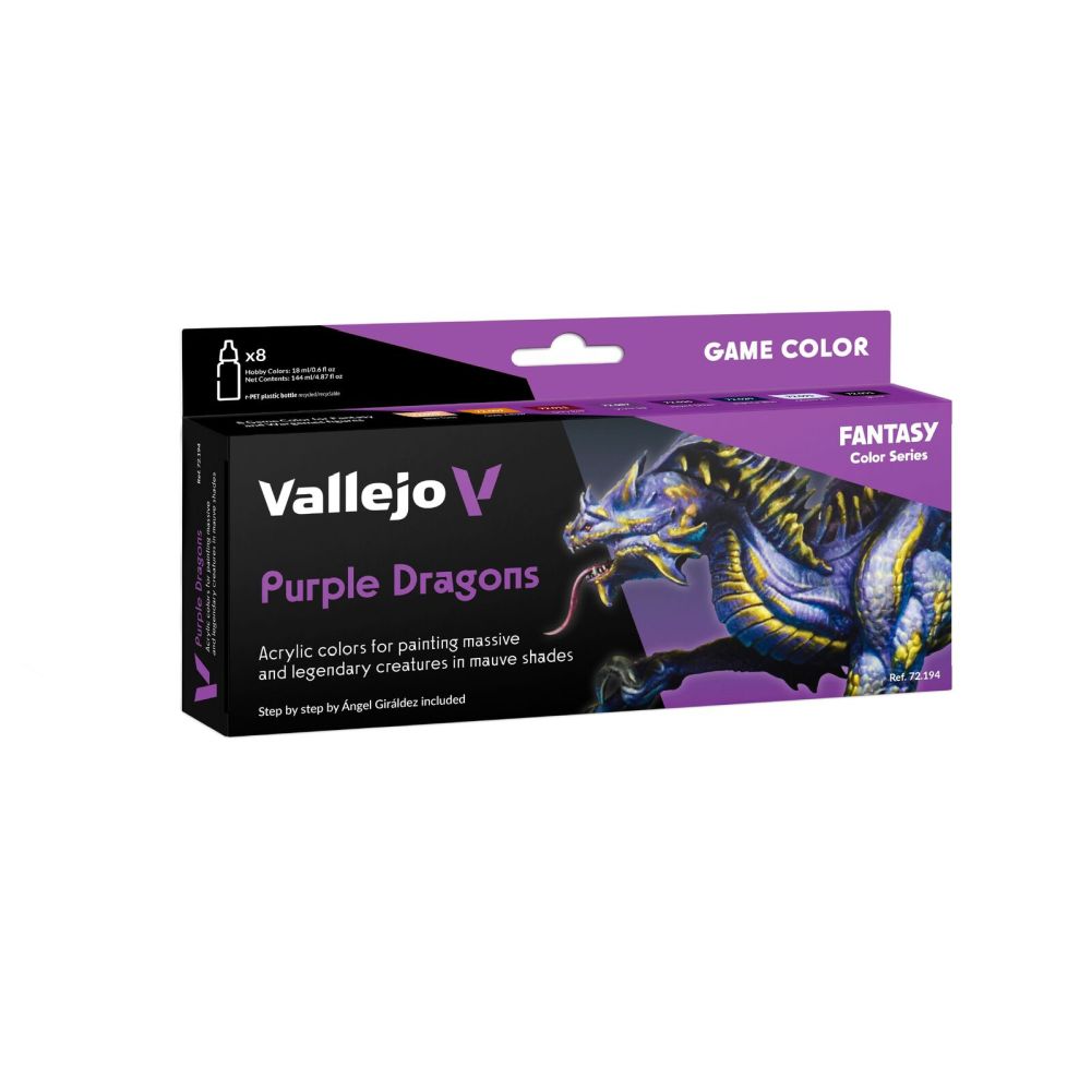 Vallejo: Purple Dragons 8 Colour Set