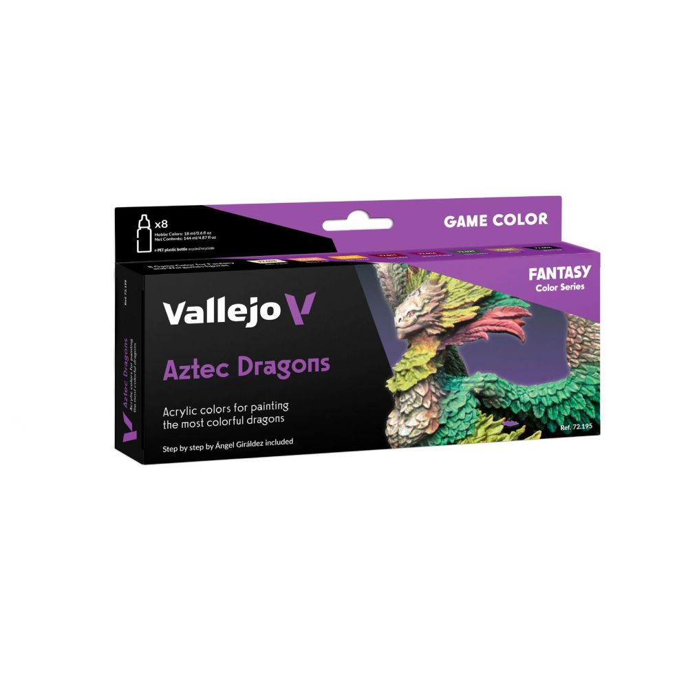 Vallejo: Aztec Dragons 8 Colour Set